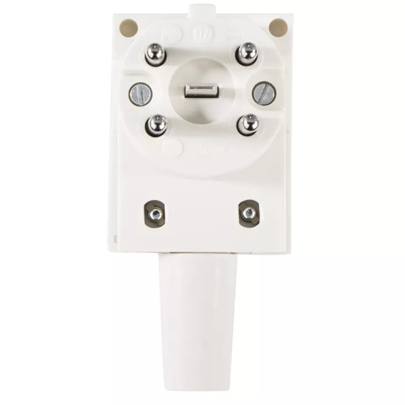 Hama 00220799 elektriskā strāvas kontaktdakša Balta