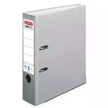 Gredzenveida mape Herlitz 10841567 A4 pelēka