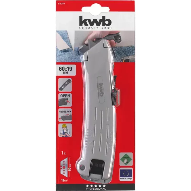 Universālais nazis KWB 015210 173 mm garums 6 cm asmens 1,9 cm platums