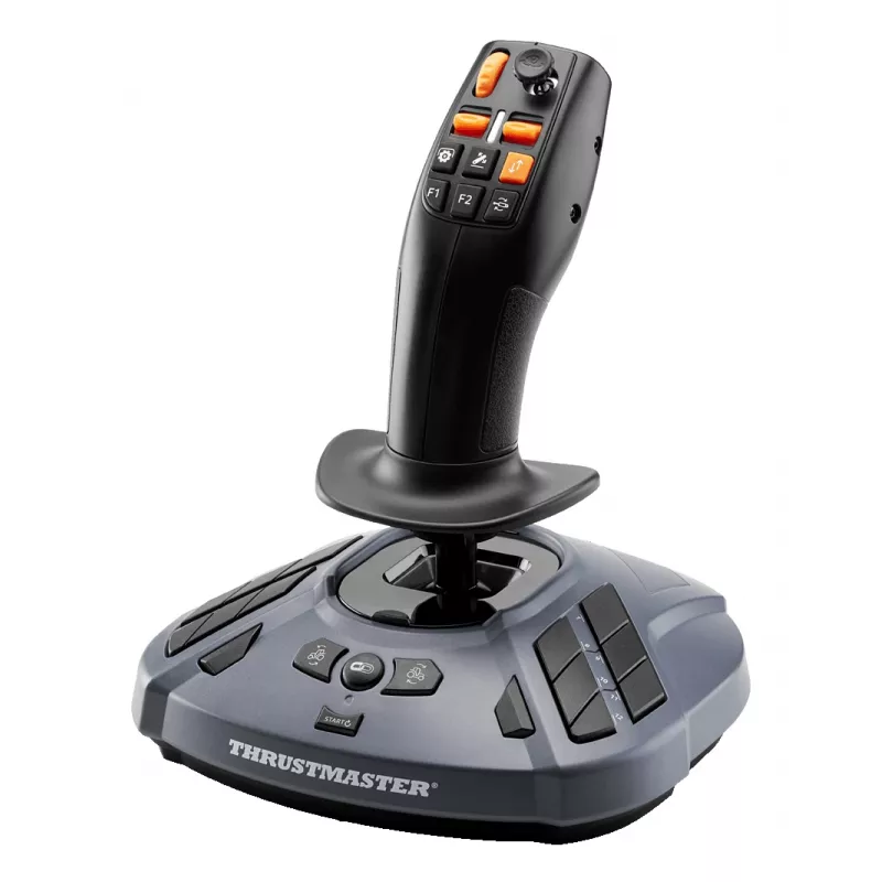 Thrustmaster T128 SimTask Farming Pack Melna stūre + pedāļi + pārnesumu pārslēgs PC, PlayStation 4, PlayStation 5