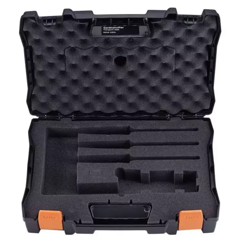 Testo 0516 1201 instrumentu glabāšanas futrālis, melna plastmasa