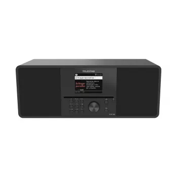 Interneta radio Imperial Telestar 5700300 — Digitālais uztvērējs, DAB+/FM, 30 W RMS, 3,2 collu TFT, līdzstrāvas barošana, melns