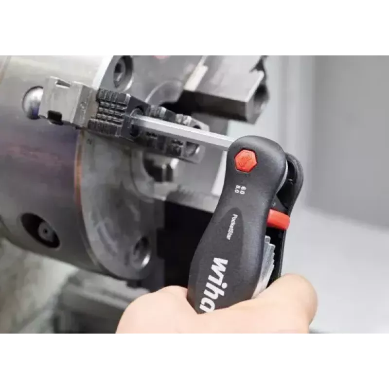 Salokāms Torx atslēgu komplekts Wiha 25128 — 7 gab. (T7–T25), melns/zaļš, 104 g
