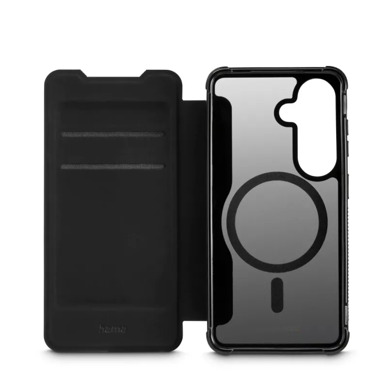 HAMA mobilā tālruņa futlāris Samsung Galaxy S26 — Extreme Protect, 16 cm (6.3 collas), melns, 2 karšu kabatiņas