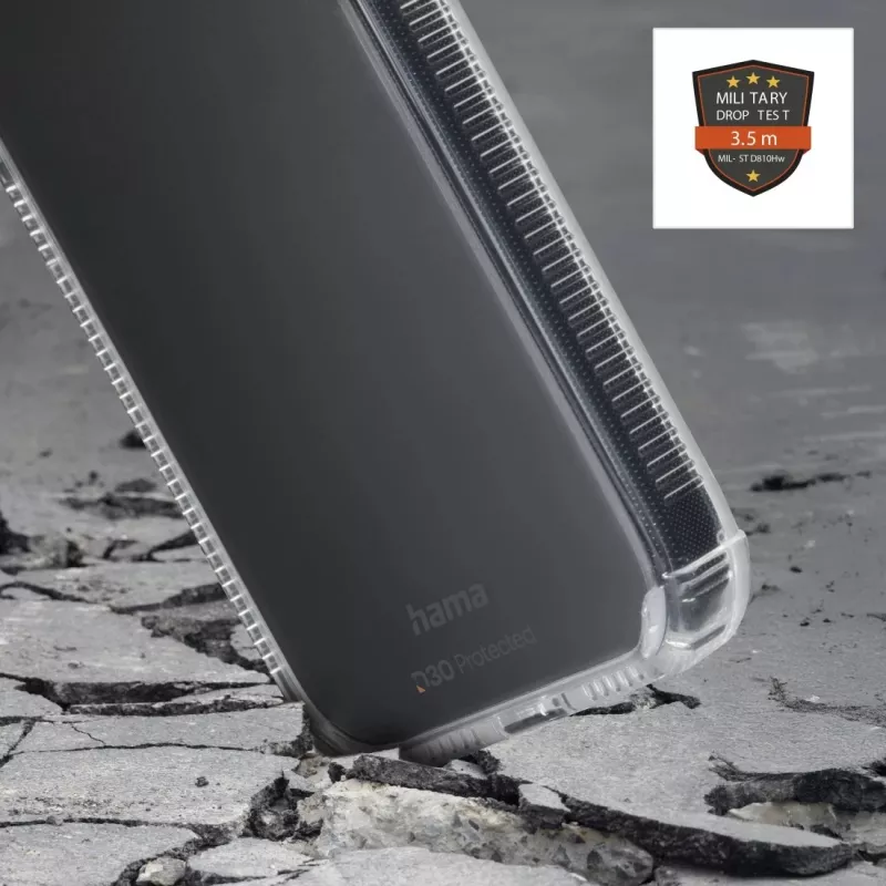Mobilā tālruņa vāciņš HAMA Extreme Protect Samsung Galaxy S26 Ultra, piemērots 17,5 cm (6,9 collas), caurspīdīgs