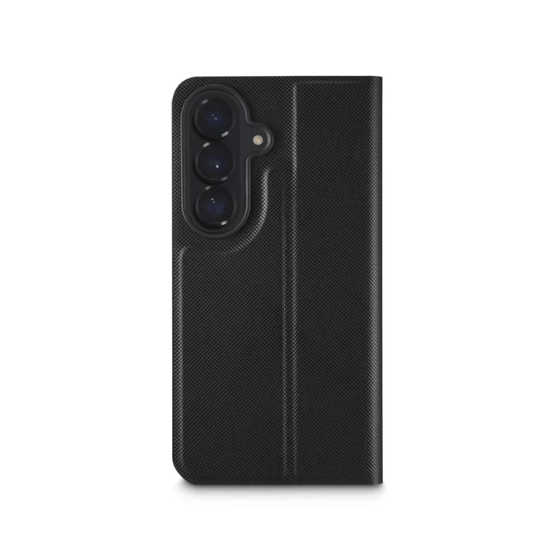 Folio tālruņa maciņš HAMA Daily Protect Samsung Galaxy S26, 16 cm (6,3 collas), melns, 2 karšu kabatiņas, galda statīvs