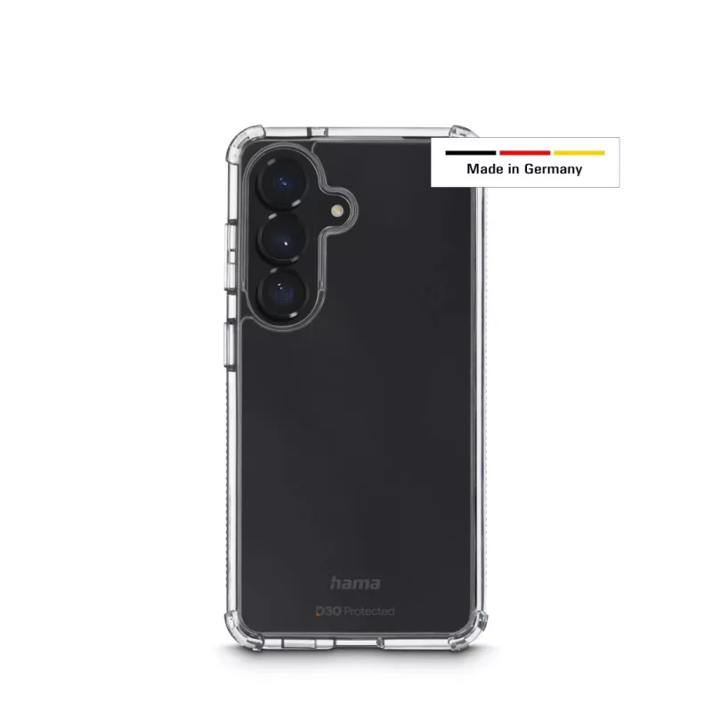 Mobilā tālruņa maciņš HAMA Extreme Protect Samsung Galaxy S26, caurspīdīgs, piemērots 16 cm (6,3 collu) ekrāniem
