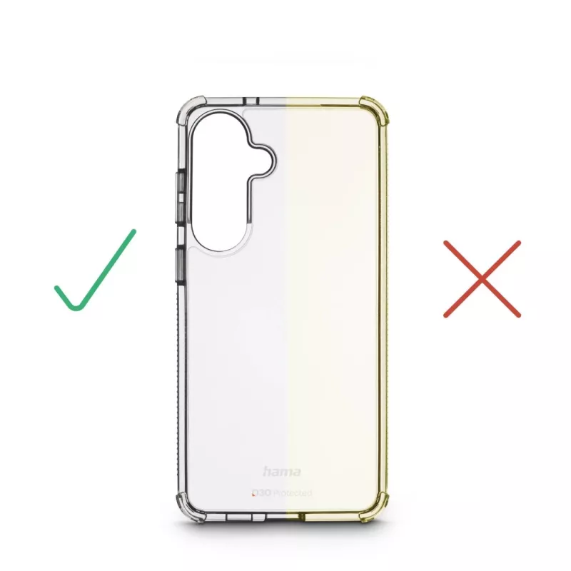 Mobilā tālruņa maciņš HAMA Extreme Protect Samsung Galaxy S26, caurspīdīgs, piemērots 16 cm (6,3 collu) ekrāniem