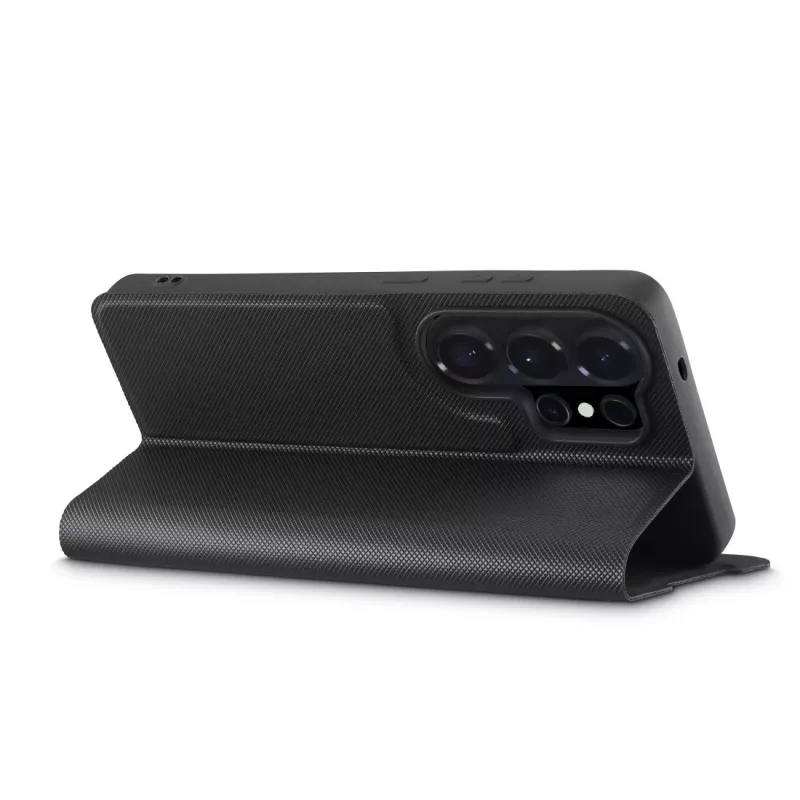 HAMA Daily Protect folio vāciņš mobilajam tālrunim Galaxy S26 Ultra, 17,5 cm (6,9 collas), melns, 2 kartes kabatiņas, galda statīvs