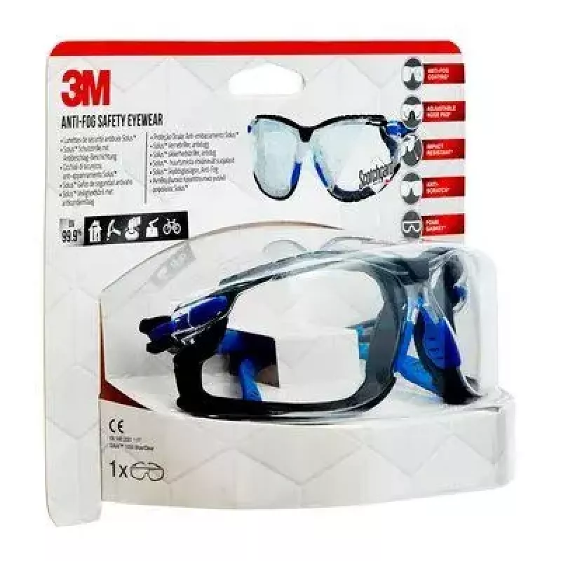 Brilles 3M S1CBC1 Unisex Ovālas Bez rāmja — Sporta stils, ovāla forma, bez rāmja