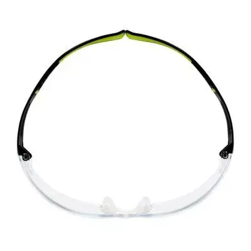 Aizsargbrilles 3M SF4000CC1 — plastmasas aizsargbrilles, caurspīdīga lēca, melnas/zaļas