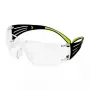 Aizsargbrilles 3M SF4000CC1 — plastmasas aizsargbrilles, caurspīdīga lēca, melnas/zaļas