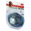 Putekļu maska 3M 9922C2, atkārtoti lietojama respiratora stila, iepakojumā 2 gab., antracīta