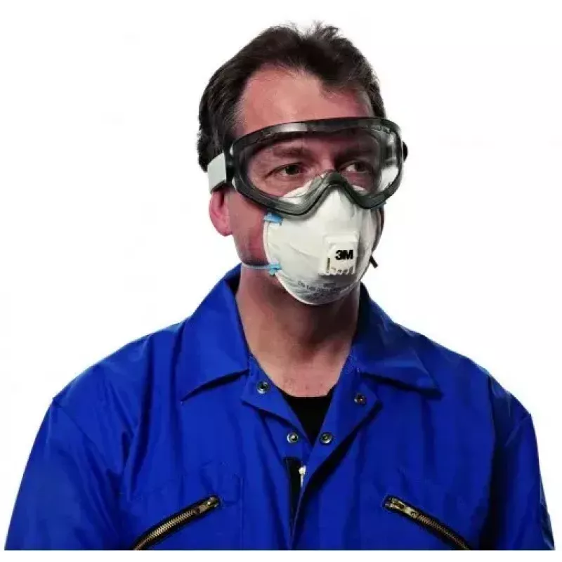 Putekļu maska 3M 8822C3 FFP2, balta, filtrējošs pusmaskas respirators, iepakojumā 3 gab.