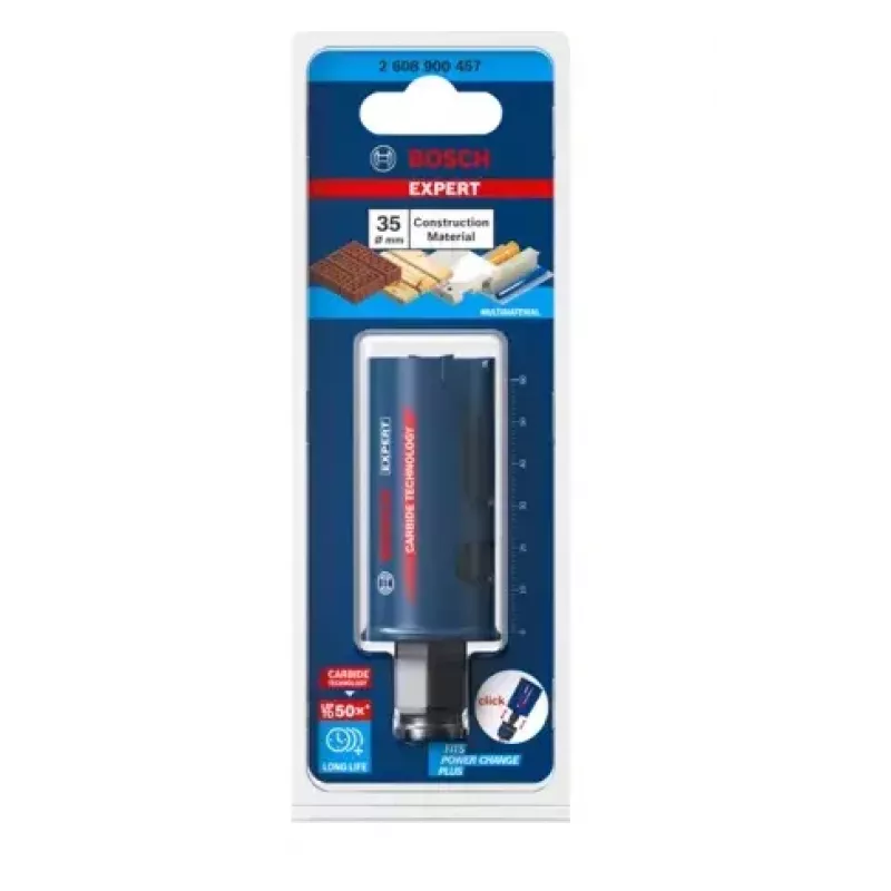Caurumu zāģis Bosch 2 608 900 457 3,5 cm ķieģeļiem, drywall, mīkstajai keramikai, mīkstajam kokam