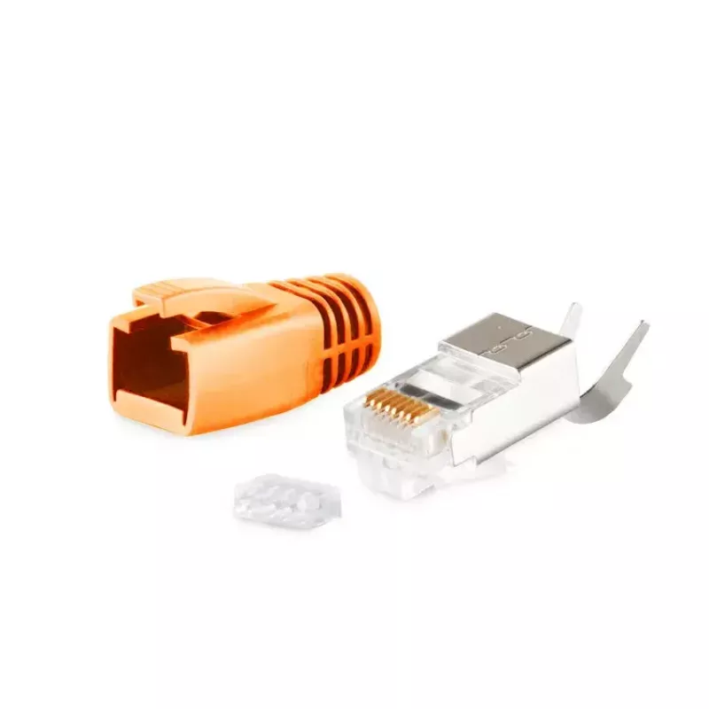 Vadu savienotājs RJ-45 ShiverPeaks BS72067-O Vīrišķais Oranžs