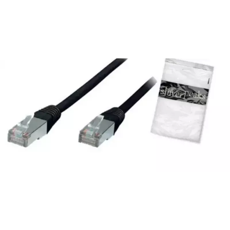 Tīkla kabelis ShiverPeaks BS75111-S 1m Cat5e F/UTP Melns