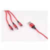 USB kabelis ShiverPeaks BS14-50070 1,2 m USB A USB C Micro-USB B melns