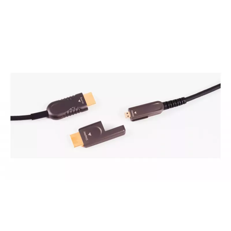 HDMI kabelis ShiverPeaks BS30-52505 50 m HDMI Type A vīrišķais HDMI Type D vīrišķais 48 Gbit/s