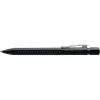 Lodīšu pildspalva Faber-Castell 243999 — klipša izvelkama, zila tinte, vidējs uzgalis, melns korpuss, 1 gab.
