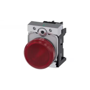 Siemens 3SU1152-6AA20-1AA0 signalizācijas gaismas indikators 24 V sarkans