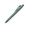 Lodīšu pildspalva a.w. Faber-Castell 241188 — ar klipsi paceļama, zila tinte, pelēks korpuss, ļoti trekns uzgalis, 1 gab.