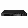 Lindy 16x16 HDMI 4K60 matrica, HDMI, HDMI, 3,5 mm, 3840 x 2160 pikseļi, melna, metāla