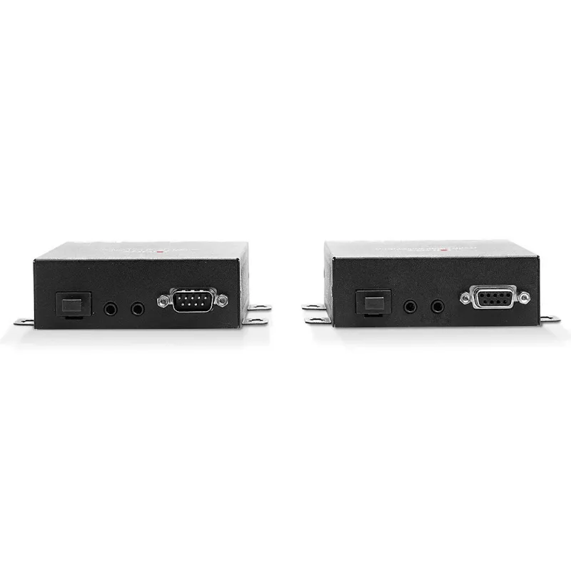 Lindy 300m Fibre Optic HDMI 4K60 and USB KVM Extender, Transmitter & receiver, Wired, 300 m, 3840 x 2160 pixels, Melns, Metal