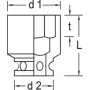 Uzgriežņu atslēga Gedore K 19 32