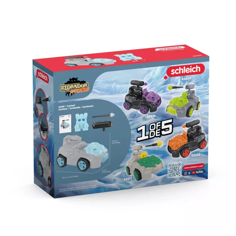 Vehicle Schleich ELDRADOR CREATURES Ice CrashMobile Mini Creature 7-12 gadi