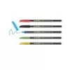 Flomāsteru komplekts Edding 4-1200-5-3 Aqua Melns Light zaļa Red dzeltena ar apaļo galu