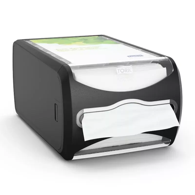 Tork Xpressnap 272511 galda salvešu dozators, melns