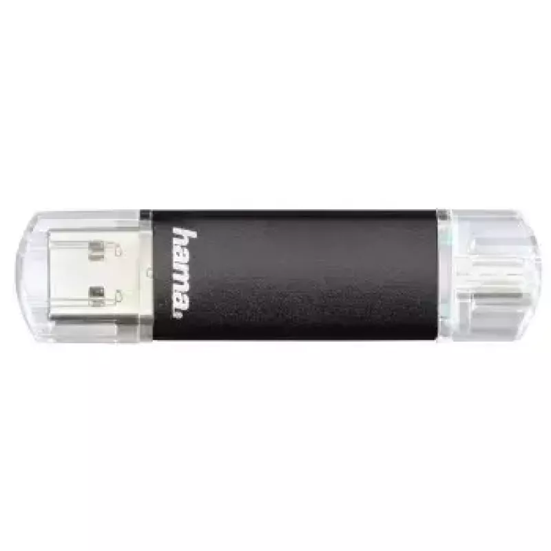 Hama Laeta Twin, 16GB USB zibatmiņa USB Type-A / Micro-USB 3.2 Gen 1 (3.1 Gen 1) melna