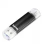 Hama Laeta Twin, 16GB USB zibatmiņa USB Type-A / Micro-USB 3.2 Gen 1 (3.1 Gen 1) melna