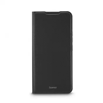 HAMA Daily Protect vāciņš-futrālis Xiaomi Redmi Note 15 (6.77 inch) — melns, 2 karšu kabatiņas, galda statīvs