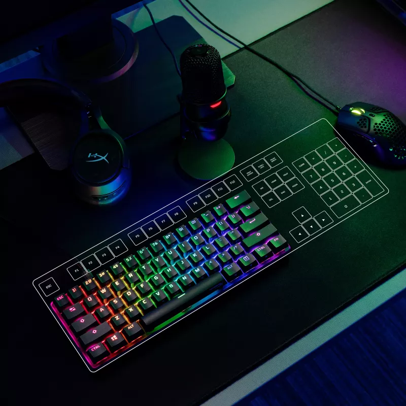 HyperX Alloy Origins 60 - mehāniskā spēļu tastatūra - HX Red