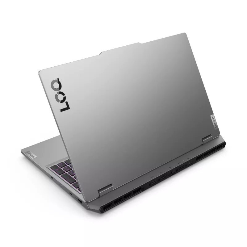 Lenovo LOQ 15IRX10 Intel® Core™ i7 i7-13650HX Klēpjdators 39,6 cm (15,6 collas) Full HD 16 GB DDR5-SDRAM 1 TB SSD NVIDIA GeForce RTX 5070 Wi-Fi 6 (802.11ax) Windows 11 Home vācu valoda pelēks