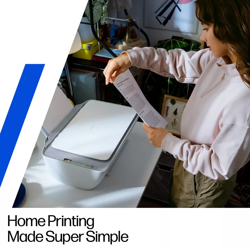 HP DeskJet 2922 bezvadu daudzfunkcionālā krāsu printeris, termiskā tintes druka, krāsu drukāšana, 4800 x 1200 DPI, krāsu kopēšana, A4, balta