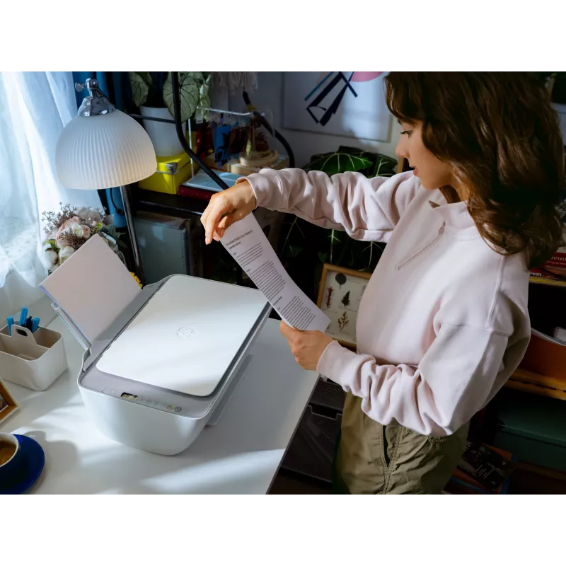 HP DeskJet 2922 bezvadu daudzfunkcionālā krāsu printeris, termiskā tintes druka, krāsu drukāšana, 4800 x 1200 DPI, krāsu kopēšana, A4, balta