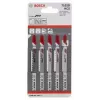 Finierzāģa asmens Bosch T 102 D plastmasas profiliem 4 mm zobu solis
