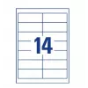 Pašlīmējošās adrešu uzlīmes Avery Zweckform 3678 — balts papīrs, 9.7×3.7 cm, 1400 uzlīmes (100 lapas)