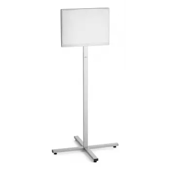 Informācijas stends Durable 502957 A3 nerūsējošais tērauds, 638×638×1420 mm, antracīta/pelēks