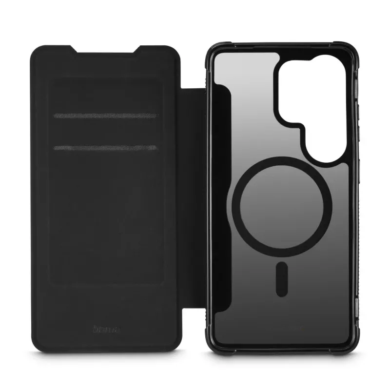 HAMA folio tālruņa maciņš Samsung Galaxy S26 Ultra — Extreme Protect, 17,5 cm (6,9 collas), melns, 2 karšu nodalījumi