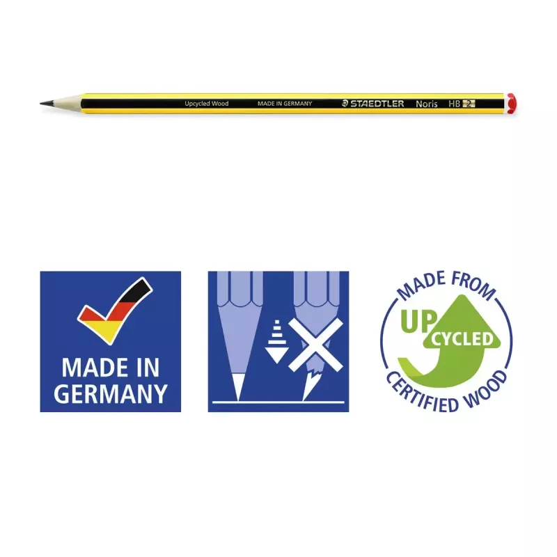 Zīmuļi Staedtler Noris 120 5 gab. PEFC sertificēti