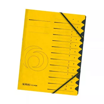 Herlitz 10843340 tab index, dzeltens, A4