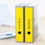 File labels HERMA A4 61x297 mm dzeltena paper matt opaque 60 pcs