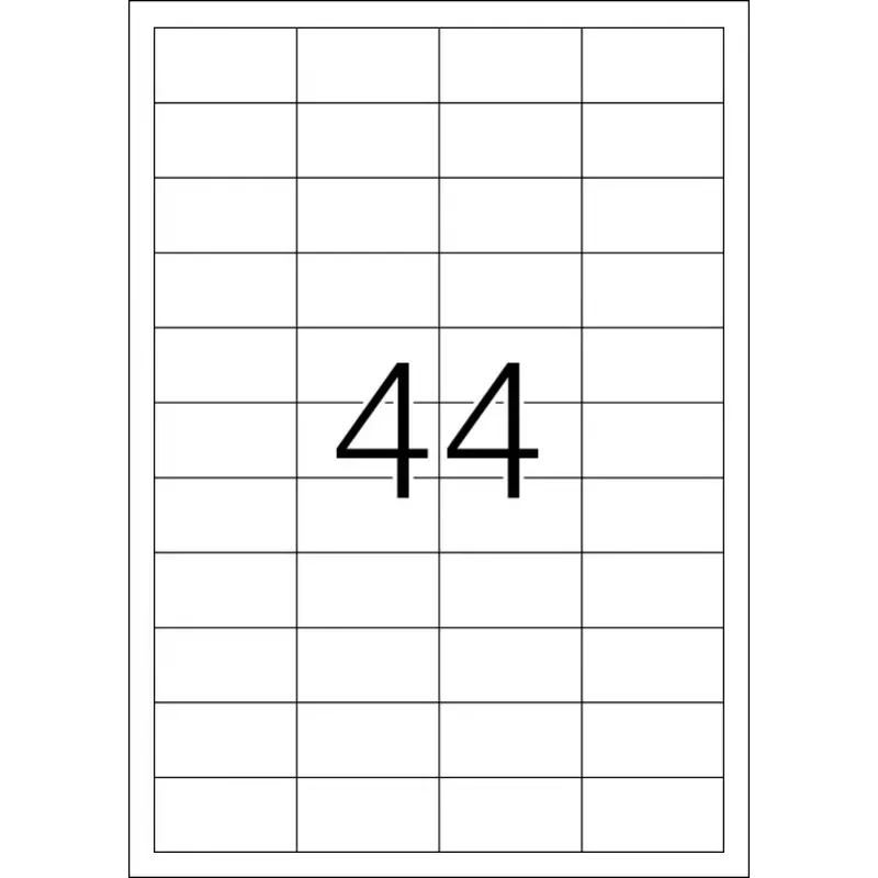 HERMA uzlīmes A4 48.3x25.4 mm baltas īpaši stipra adhēzija 1100 gab.
