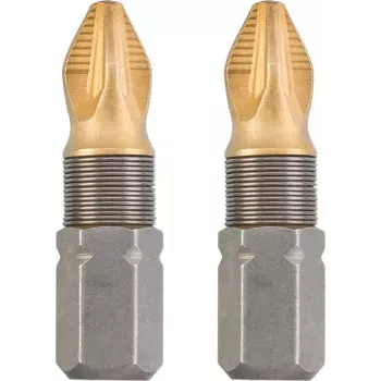 Skrūvgrieža uzgaļi KWB 124102 2 gab. Pozidriv PZ 2 25 mm Sešstūrains