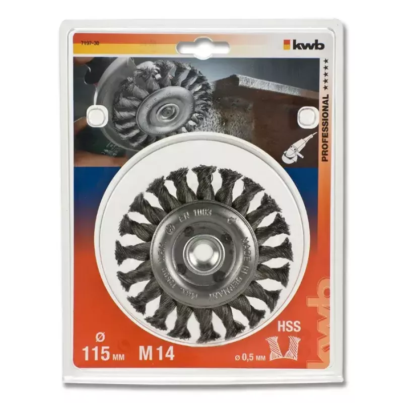 Stiepļu ritenis KWB 719730 11,5 cm