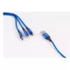 USB kabelis ShiverPeaks BS14-50071 1.2 m USB A/USB C Micro-USB B Zils